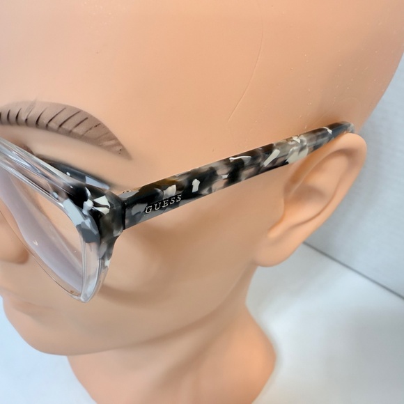 GUESS GU2674 Clear/Brown Cat Eye Optical Eyeglasses Frame 53-19-140 - Picture 5 of 10